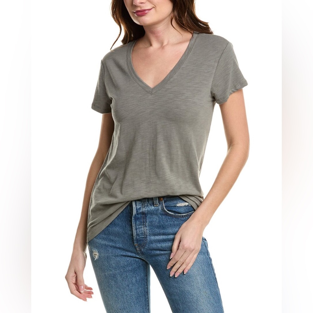 Splendid Kate Slub V-Neck T-Shirt